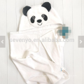 Baby towel with hood animal face panda personalized present big size